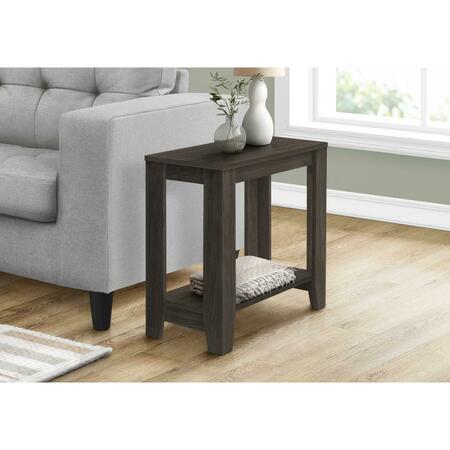 DAPHNES DINNETTE 22 in. Accent Table, Brown Oak DA3079091